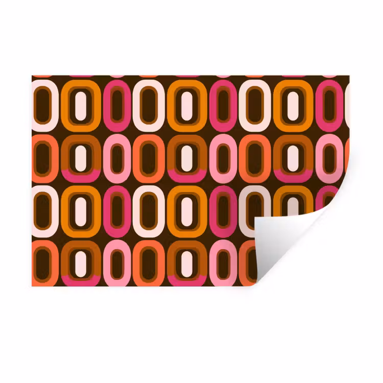 Muursticker - Modern - Retro - Kleurrijk — 1