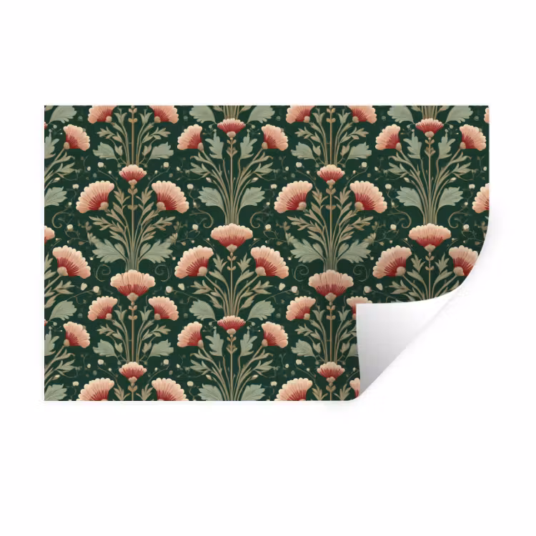 Muursticker - Patroon - Botanisch - Kleurrijk — 1