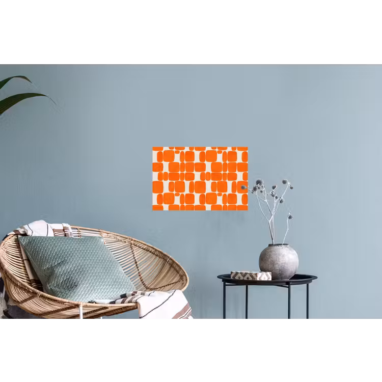 Muursticker - Patroon - Retro - Oranje — 4