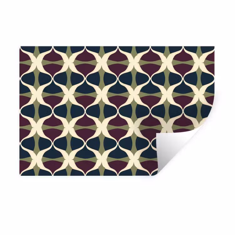 Muursticker - Abstract - Retro - Kleurrijk — 1