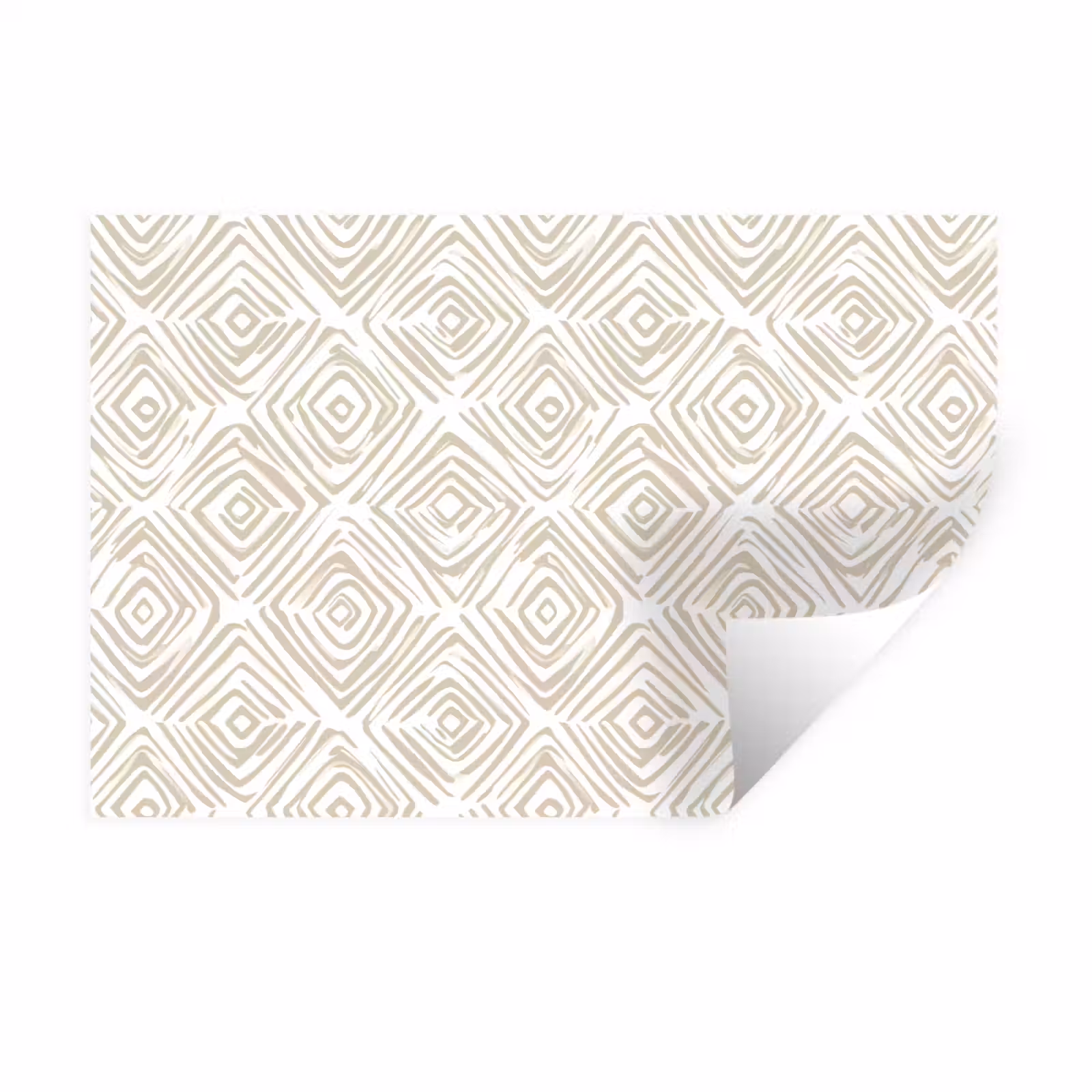 Muursticker - Abstract - Ruit - Beige — 1