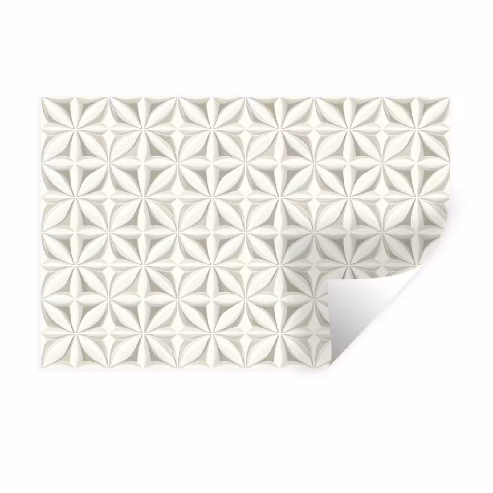 Muursticker - Abstract - Structuur - Grijs - Wit — 1