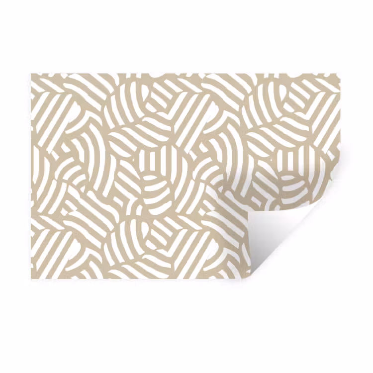 Muursticker - Abstract - Modern - Beige — 1