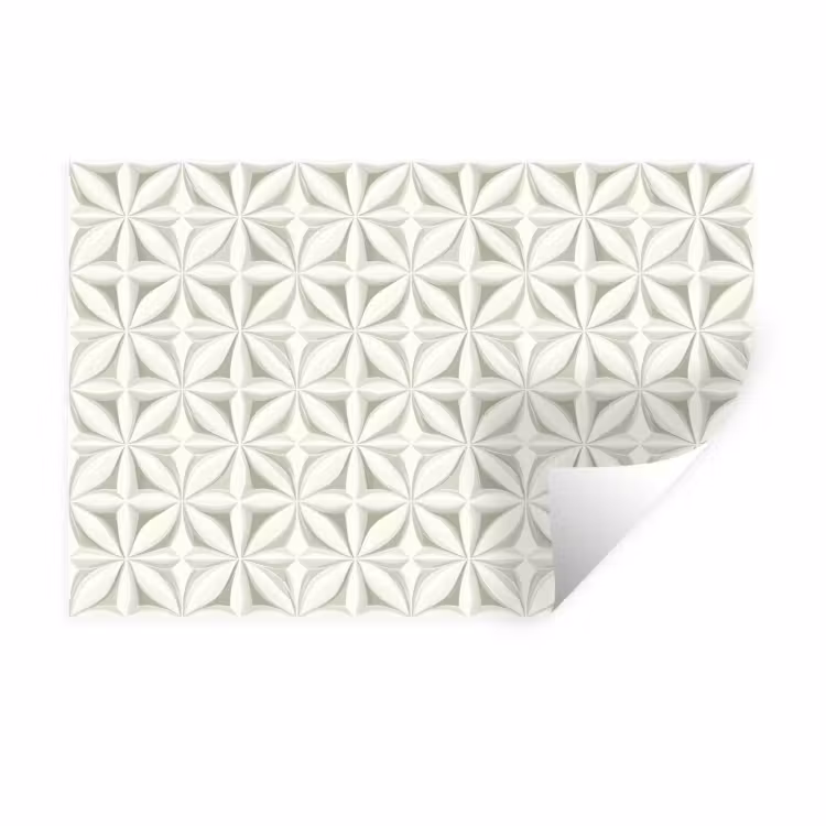 Muursticker - Abstract - Structuur - Grijs - Wit — 1