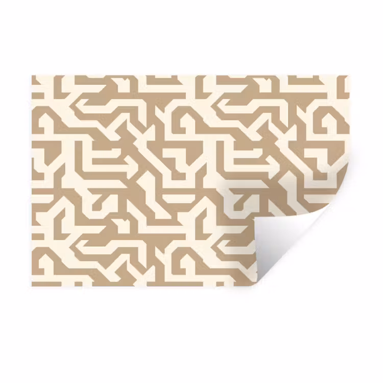 Muursticker - Modern - Abstract - Beige — 1