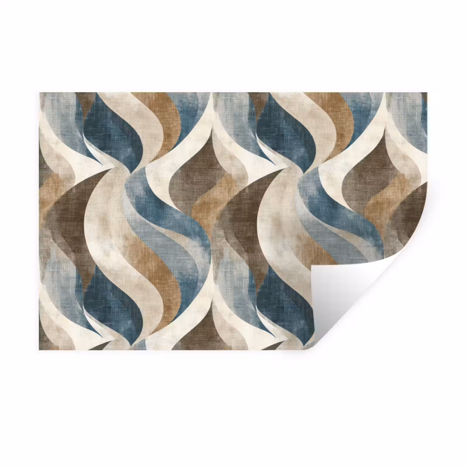 Muursticker - Abstract - Golven - Kleurrijk — 1