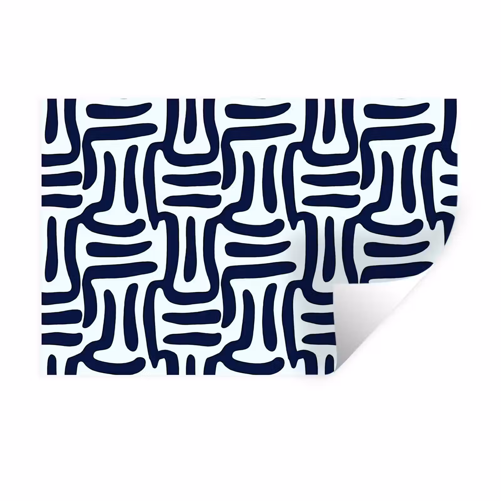 Muursticker - Abstract - Modern - Blauw — 1