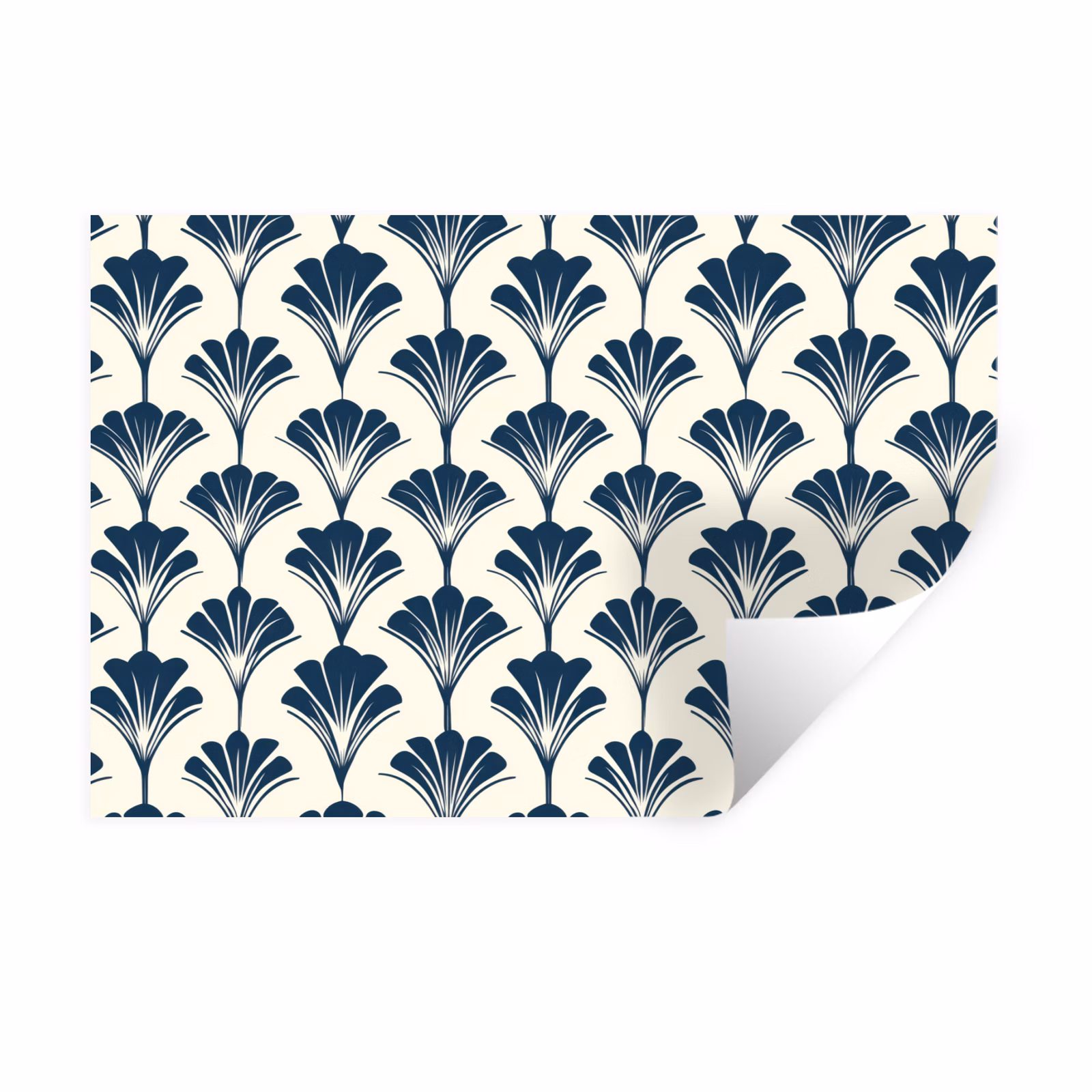 Muursticker - Klassiek - Motief - Blauw — 1
