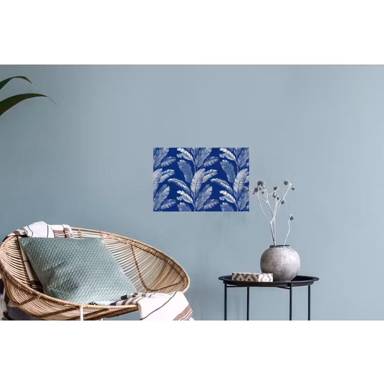 Muursticker - Blad - Palm - Blauw — 4
