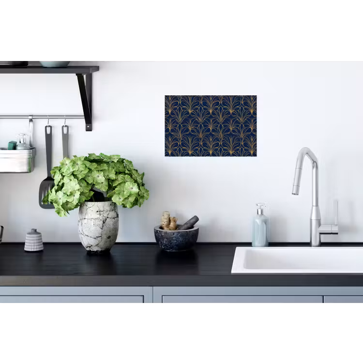 Muursticker - Deco - Waaier - Blauw — 2