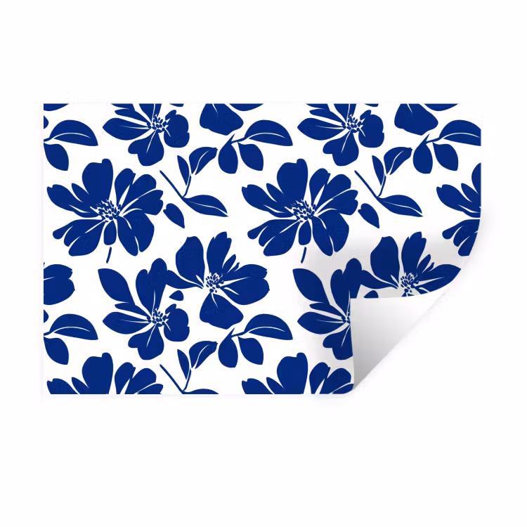 Muursticker - Floraal - Modern - Blauw — 1