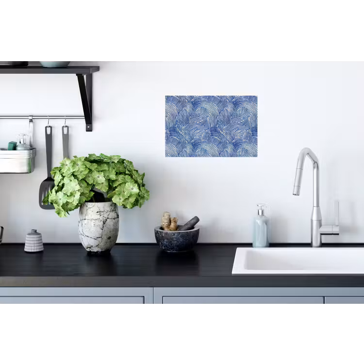 Muursticker - Modern - Abstract - Blauw — 2
