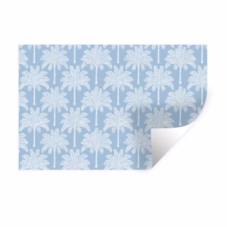 Muursticker - Palmboom - Modern - Blauw — 1