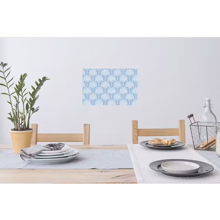 Muursticker - Palmboom - Modern - Blauw — 3