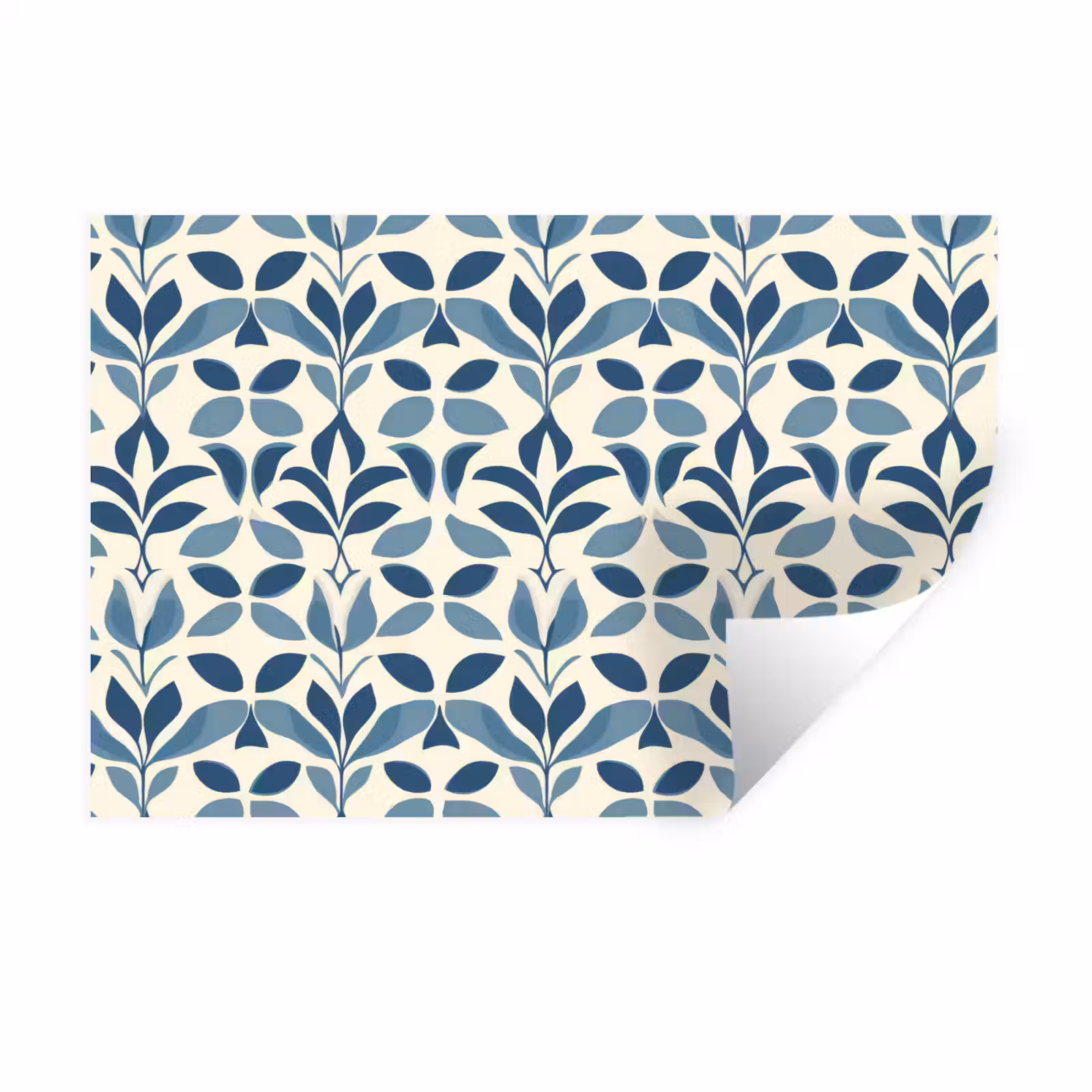 Muursticker - Flora - Modern - Blauw — 1