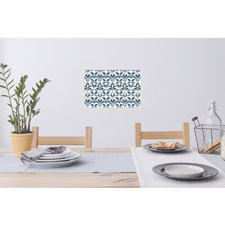 Muursticker - Flora - Modern - Blauw — 3