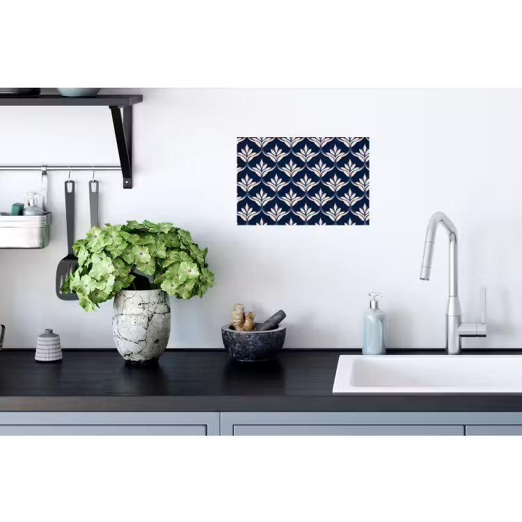 Muursticker - Modern - Ontwerp - Blauw — 2