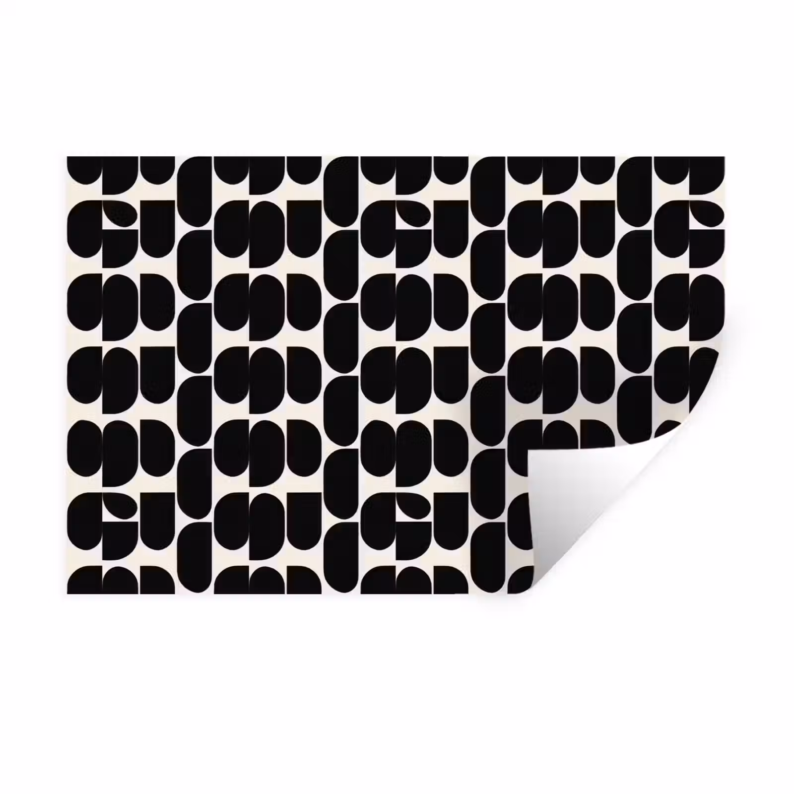 Muursticker - Modern - Patroon - Zwart — 1