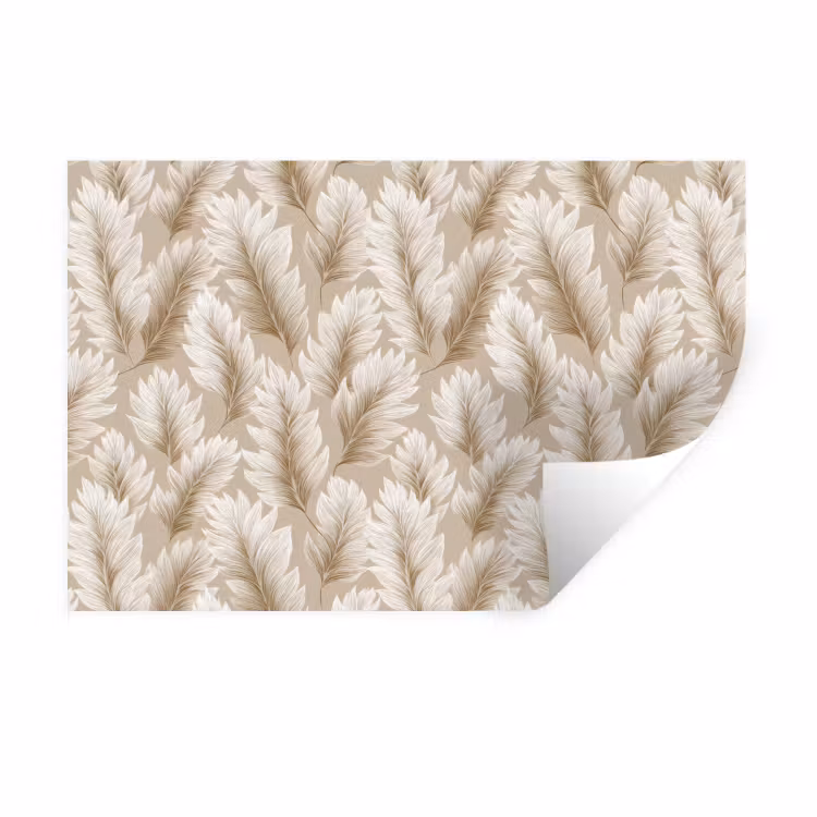 Muursticker - Botanisch - Patroon - Beige — 1