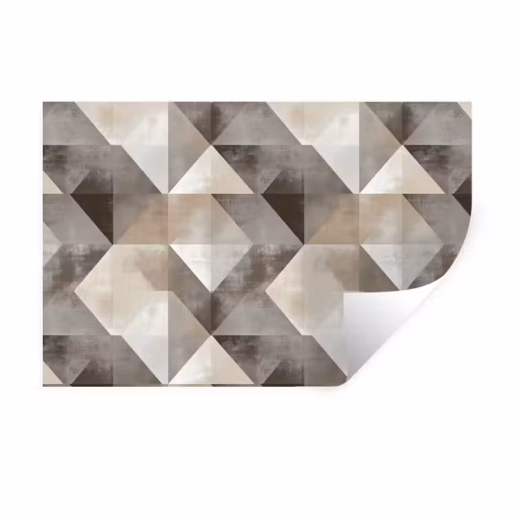 Muursticker - Geometrisch - Motief - Aardetinten — 1