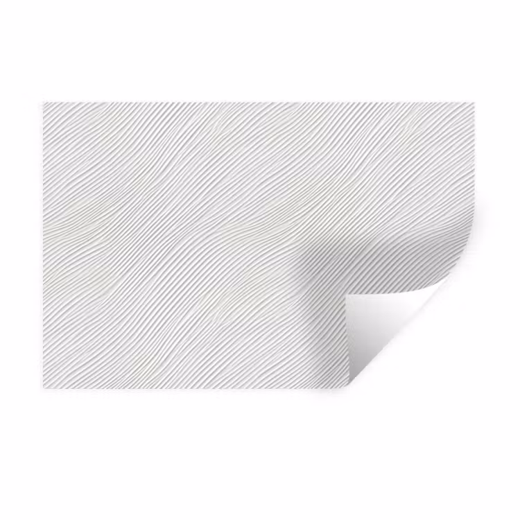 Muursticker - Golven - Ribbels - Wit — 1