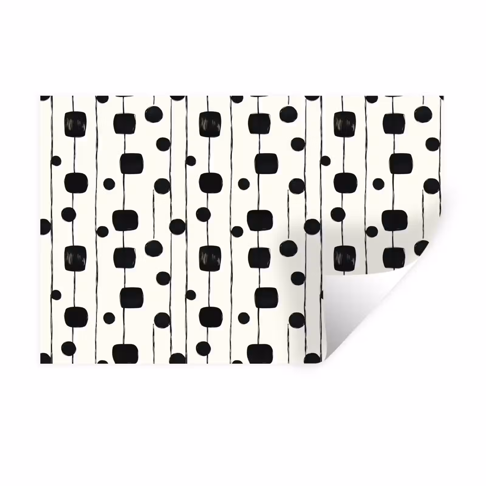 Muursticker - Grafisch - Modern - Zwart — 1