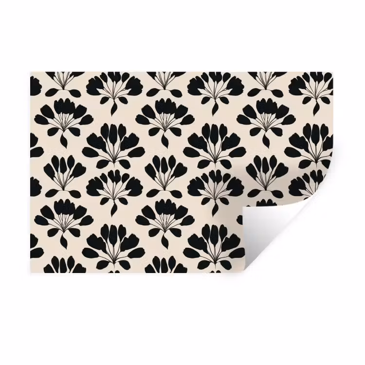 Muursticker - Abstract - Patroon - Zwart — 1