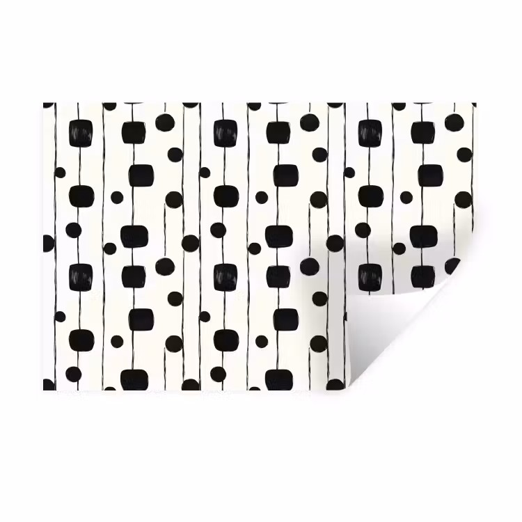 Muursticker - Grafisch - Modern - Zwart — 1