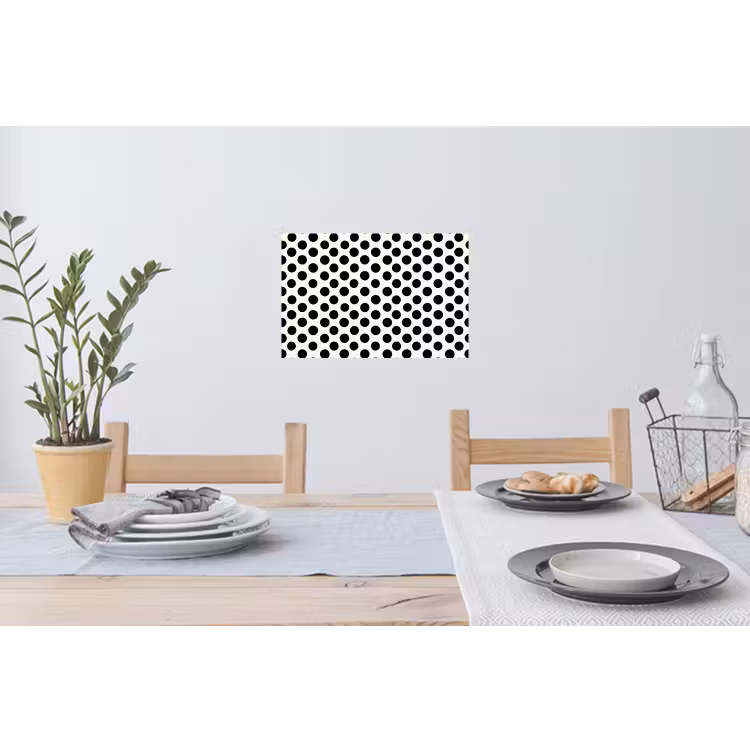 Muursticker - Klassiek - Stippen - Zwart — 3