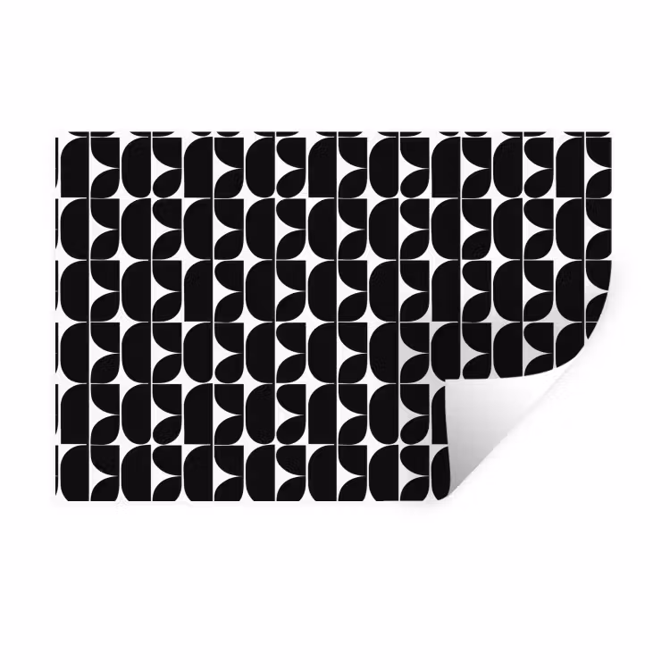Muursticker - Modern - Geometrisch - Zwart — 1