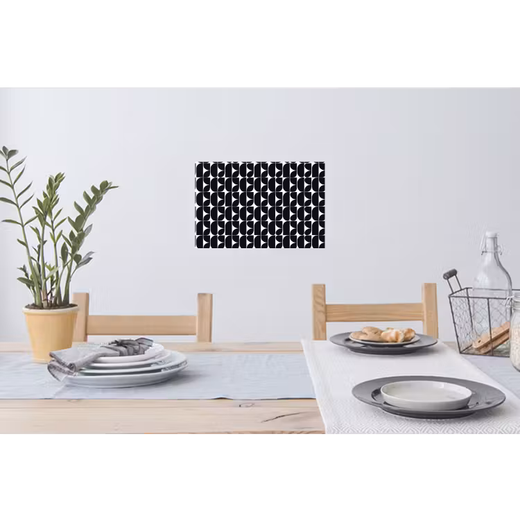 Muursticker - Modern - Geometrisch - Zwart — 3