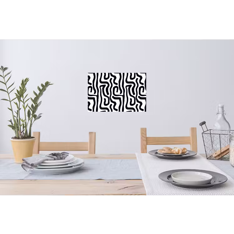 Muursticker - Modern - Lijnen - Zwart — 3