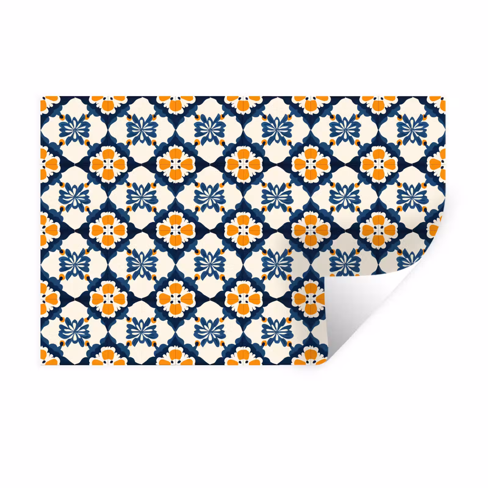 Muursticker - Klassiek - Geometrisch - Blauw — 1