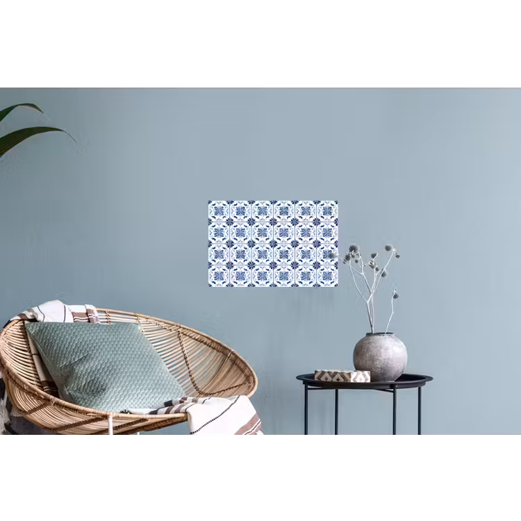 Muursticker - Patroon - Tegel - Blauw — 4