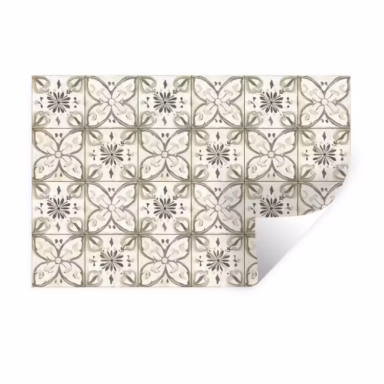 Muursticker - Antiek - Tegel - Beige — 1