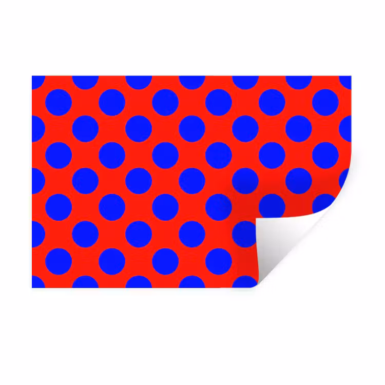 Muursticker - Dots - Klassiek - Rood — 1