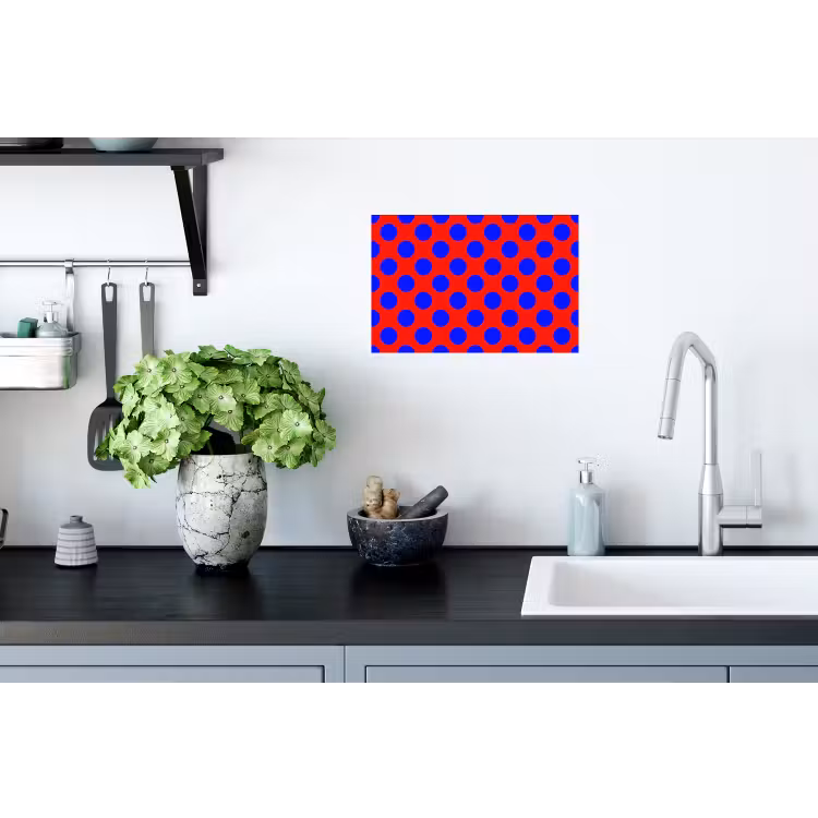Muursticker - Dots - Klassiek - Rood — 2