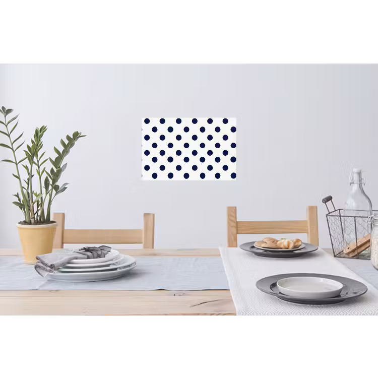 Muursticker - Klassiek - Stippen - Blauw — 3