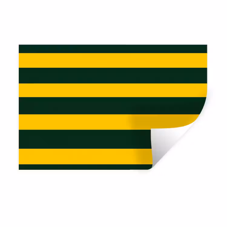 Muursticker - Klassiek - Strepen - Groen — 1