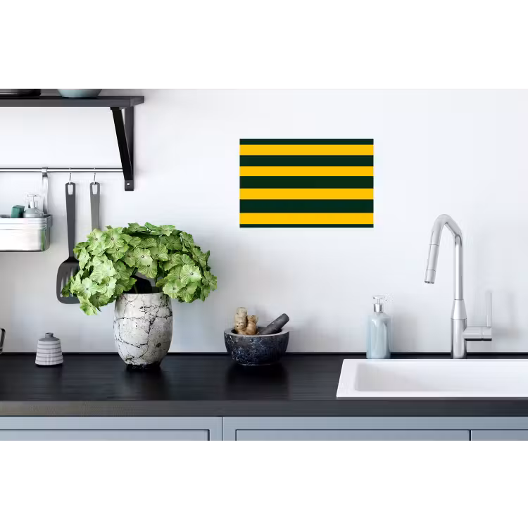 Muursticker - Klassiek - Strepen - Groen — 2