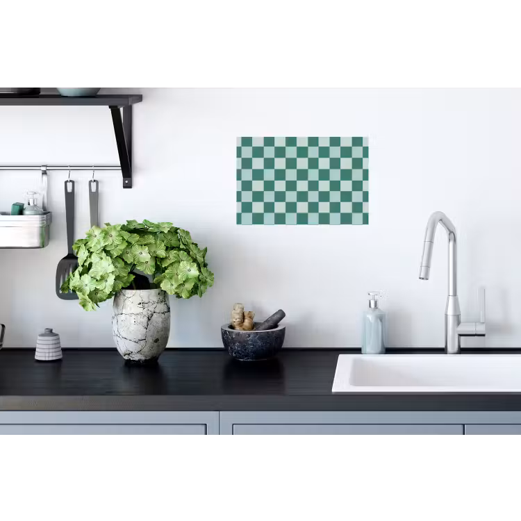 Muursticker - Schaak - Klassiek - Groen — 2