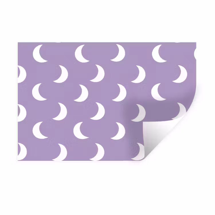 Muursticker - Manen - Patroon - Paars — 1