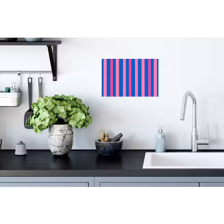Muursticker - Modern - Optisch - Roze — 2