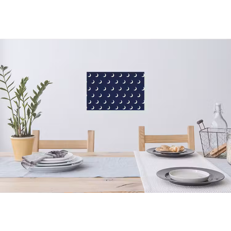 Muursticker - Patroon - Manen - Blauw — 3