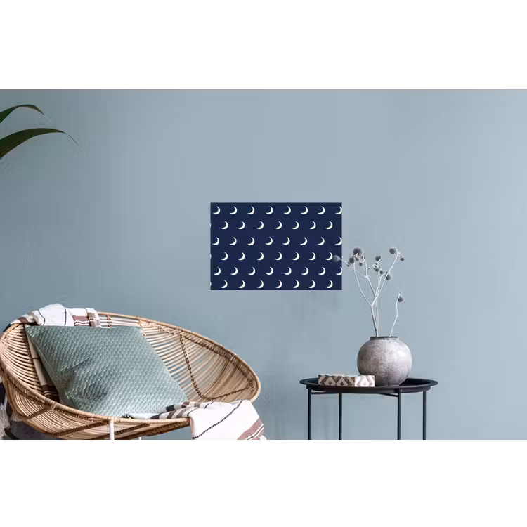 Muursticker - Patroon - Manen - Blauw — 4