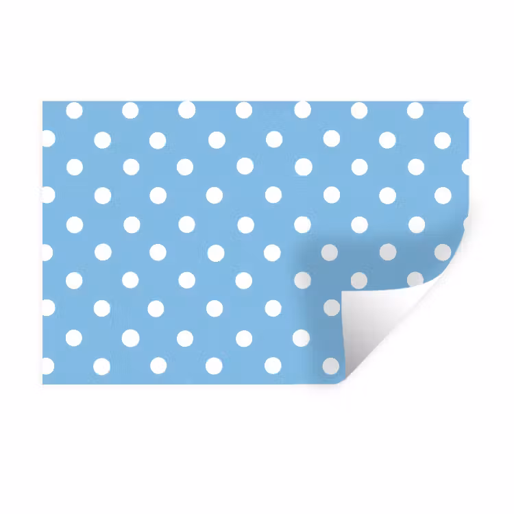 Muursticker - Polka - Dots - Blauw — 1
