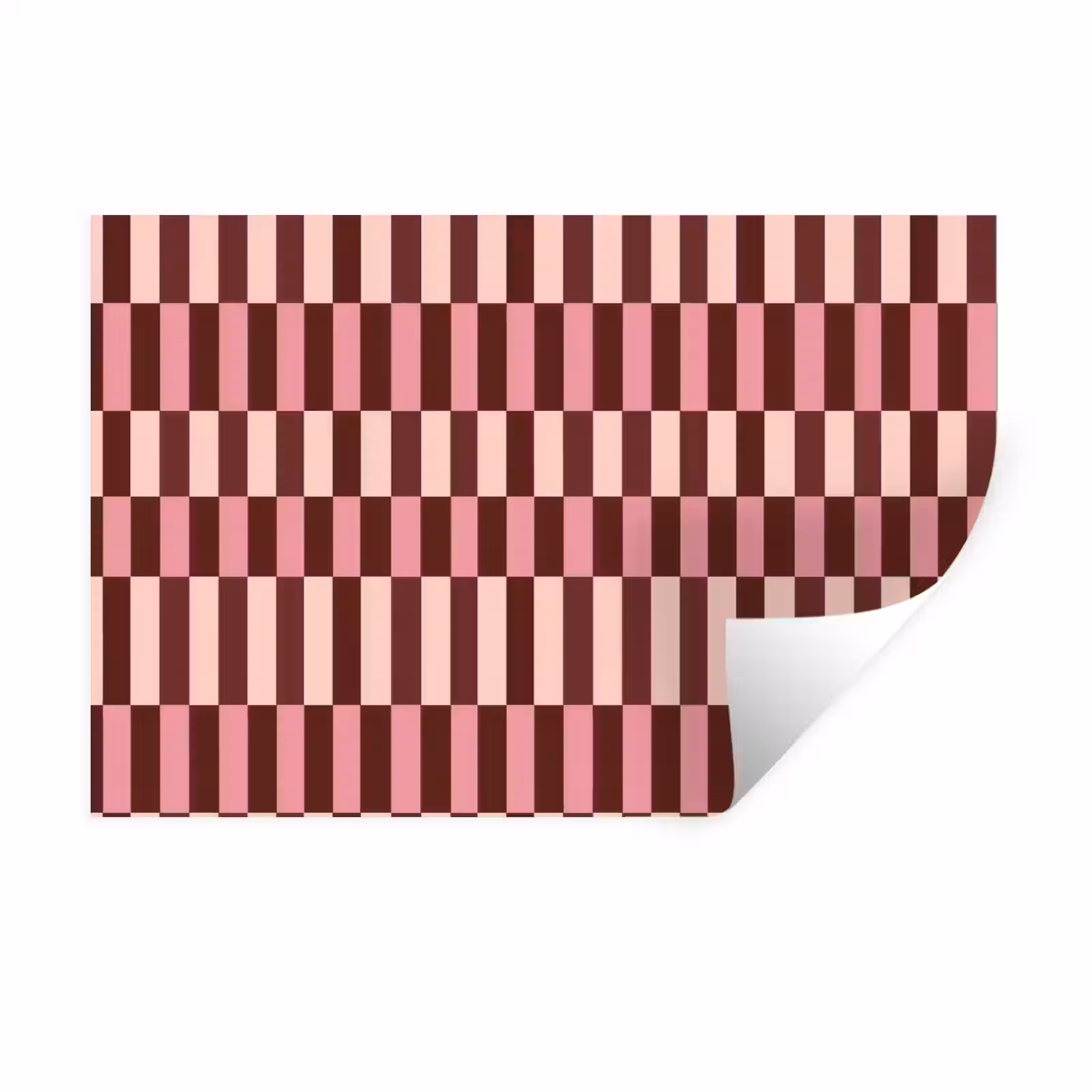 Muursticker - Roze - Rood - Blokjes — 1