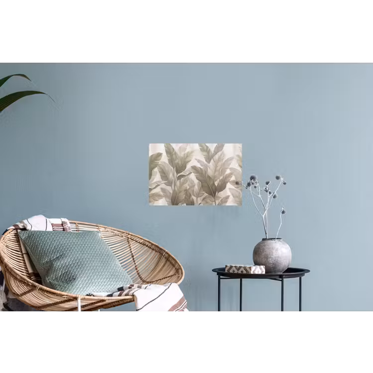 Muursticker - Bladeren - Tropisch - Natuur - Abstract - Beige — 4