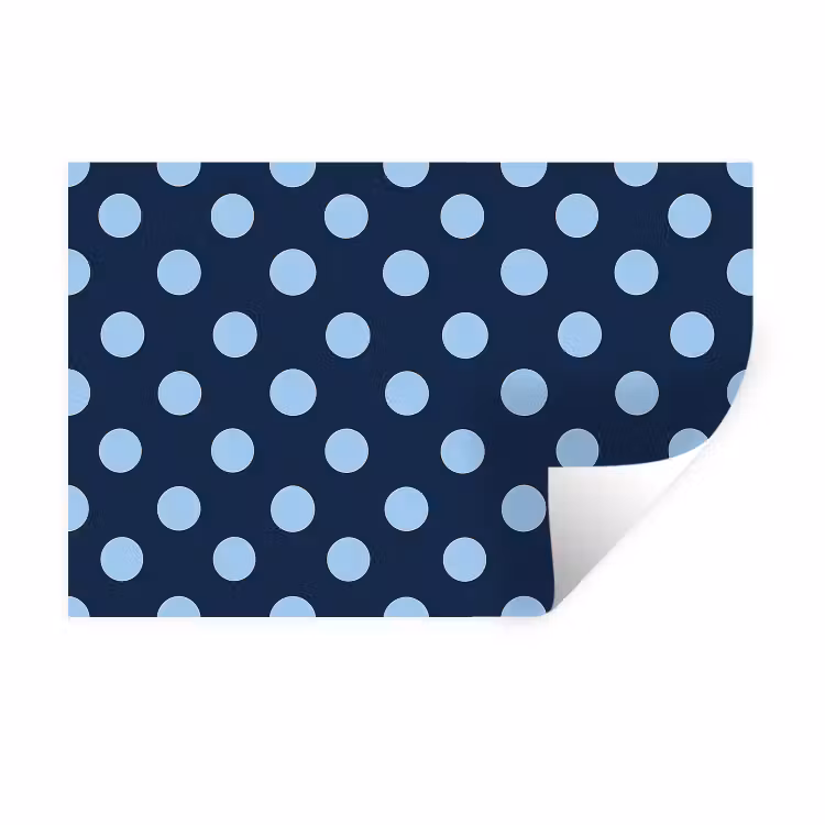 Muursticker - Klassiek - Dots - Blauw — 1