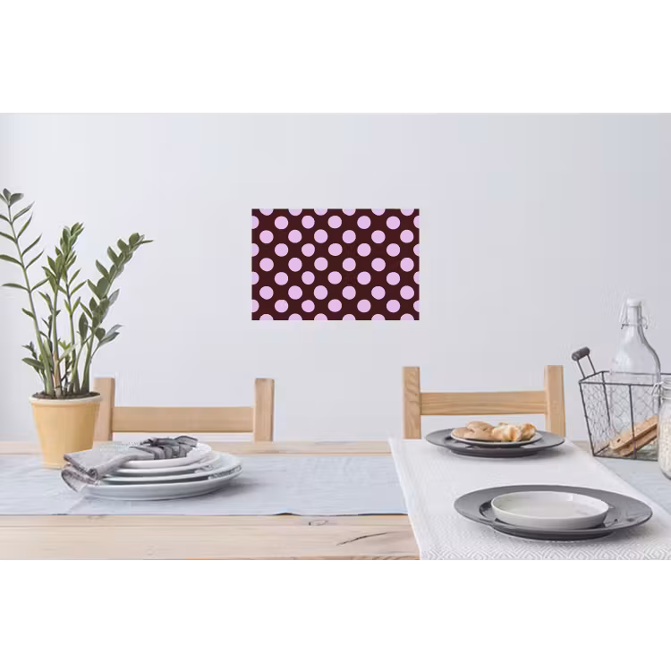 Muursticker - Klassiek - Stippen - Paars — 3